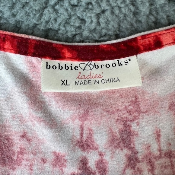 Bobbie Brooks Bell Sleeve Tie-Dye Top Blouse size XL - Picture 6 of 7